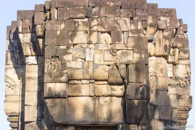 West wall at Ban Phluang Khmer ruin in Thailand.