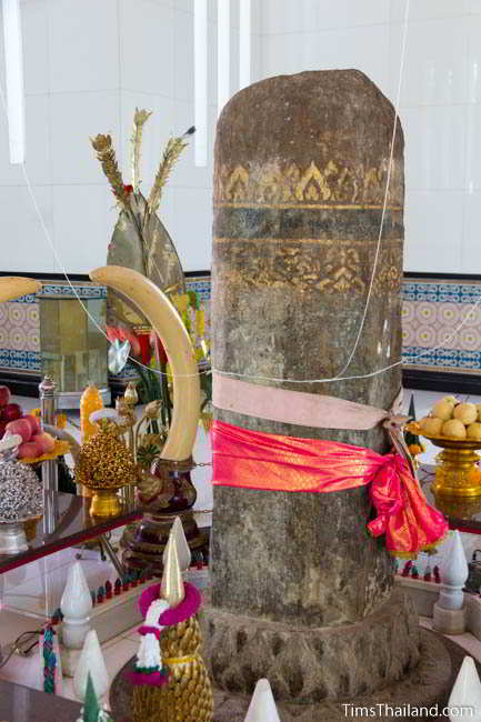 City pillar inside current Khon Kaen city pillar shrine