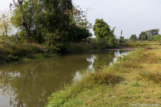 moat around Ku Ban Daeng Khmer ruin