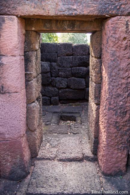 Ku Ban Daeng Khmer ruin interior of north tower