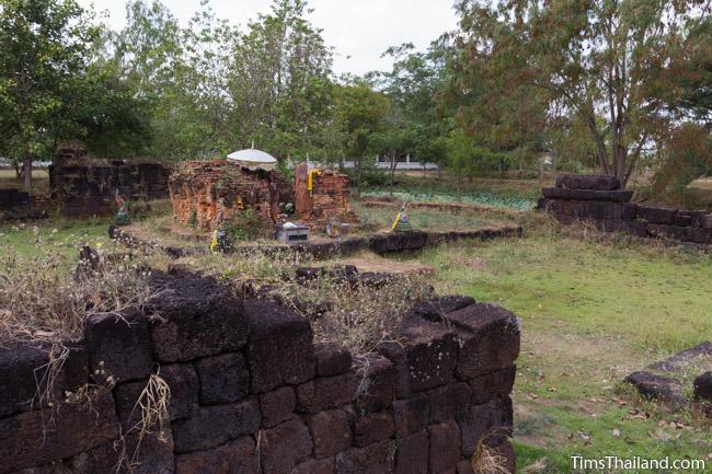 central tower and library of Ku Buamat Khmer ruin