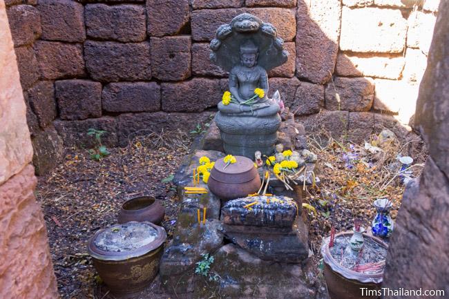 shrine in central sanctuary of Ku Phanna Khmer ruin