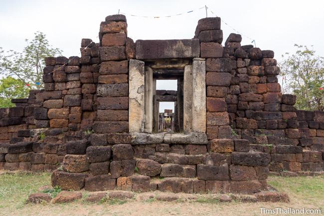 gopura of Ku Kaew Khmer ruin Khon Kaen