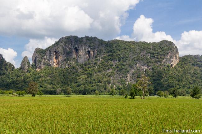 Tham Erawan cave mountain