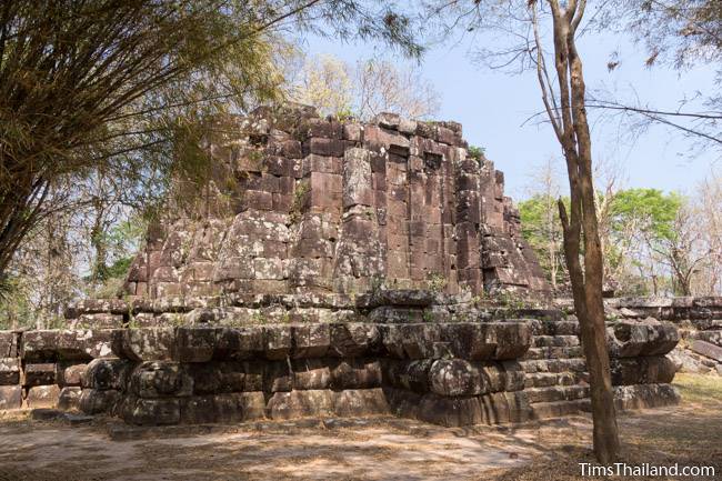 back side of Phra That Phu Phek Khmer ruin