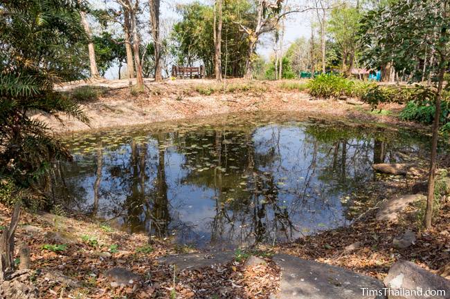 pond at Phra That Phu Phek Khmer ruin