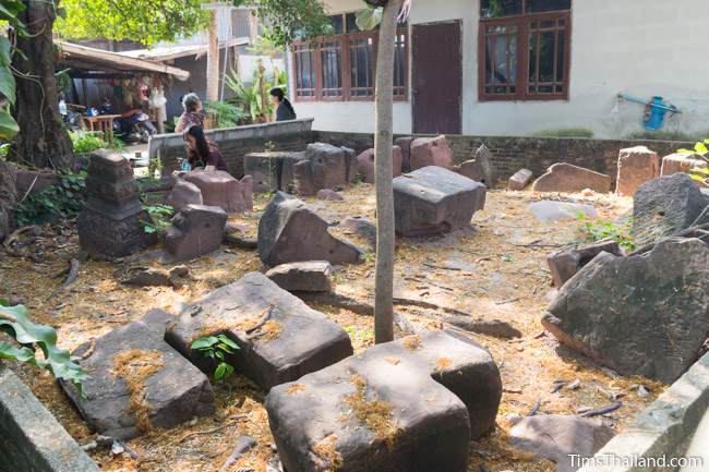 blocks of Ku Ban Hua Sa Khmer ruin