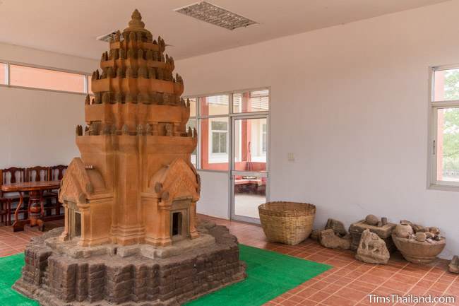 replica of Ku Daeng Khmer ruin