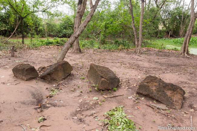 blocks at Non Thaen Phra Khmer ruin