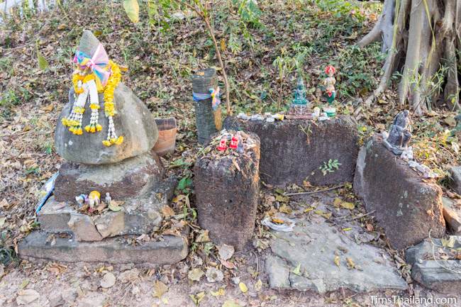 lotus bud top in former shrine at Non Thaen Phra Khmer ruin