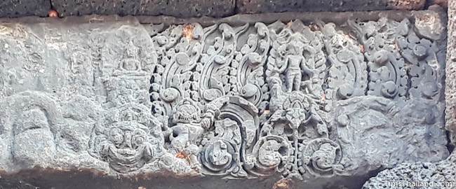 sanctuary north lintel of Prang Ku Chaiyaphum Khmer ruin