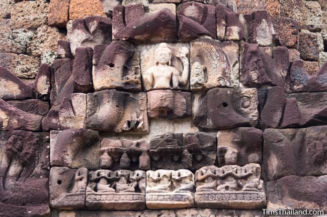 sanctuary pediment of Prang Ku Chaiyaphum Khmer ruin