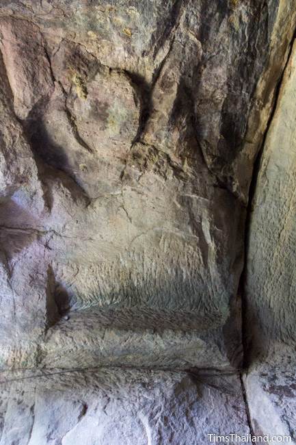 ledge in south Kao Kuha Cave