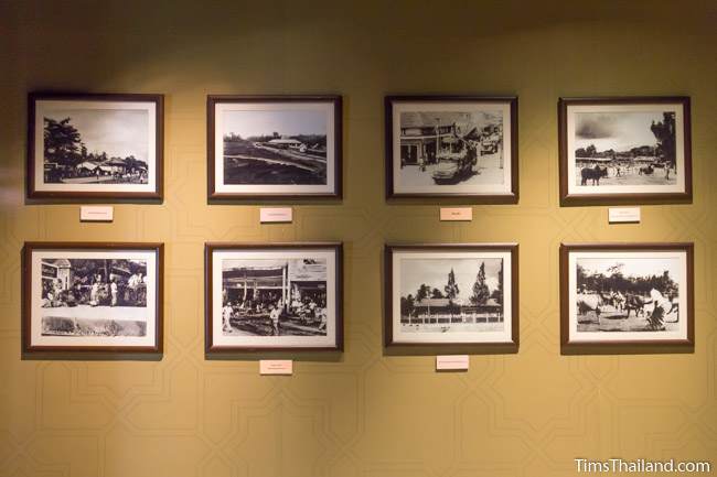 framed photos in Narathiwat City Museum