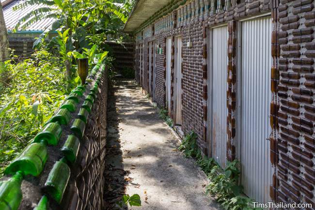 Wat Khuat bottle temple's bathroom block