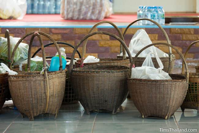 rattan food baskets