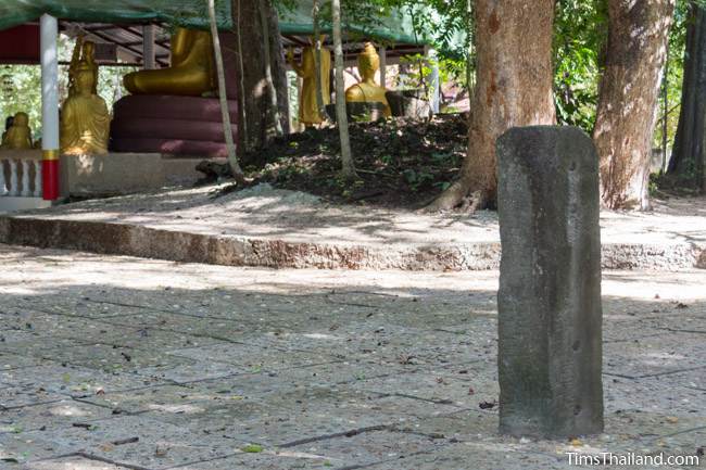 sandstone pillar at Ku Kaew Chaiyaram Khmer ruin