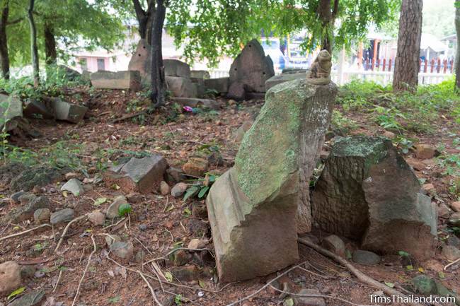 sandstone blocks at Prang Ban Prang Khmer ruin