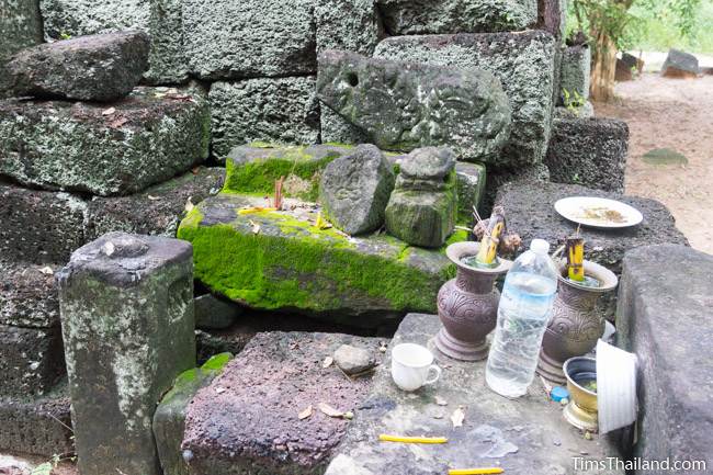 shrine at Prang Sra Pleng Khmer ruin