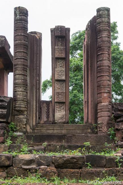 north false door of main prang building at Prang Phakho Khmer ruin