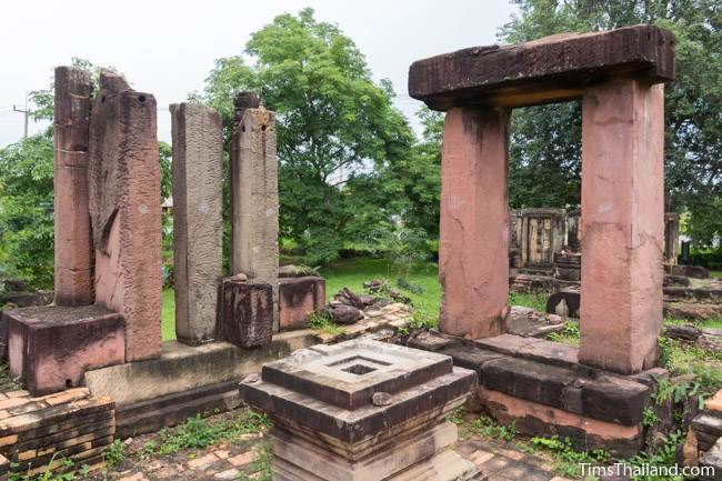 yoni and door frames on main prang building at Prang Phakho Khmer ruin