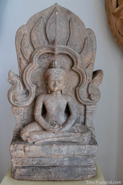 stone Medicine Buddha antefix