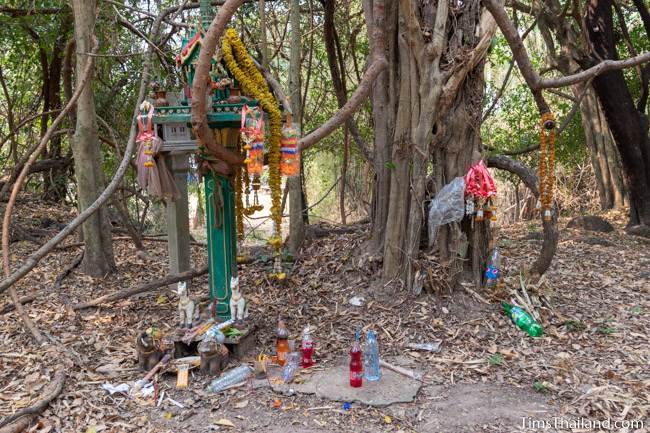 shrine atop the mound