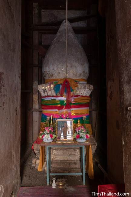 lotus-bud stupa inside the prang