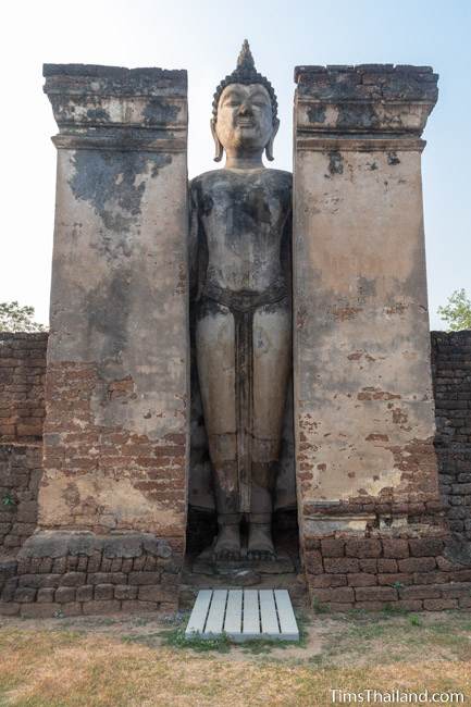 standing Buddha inside mondap