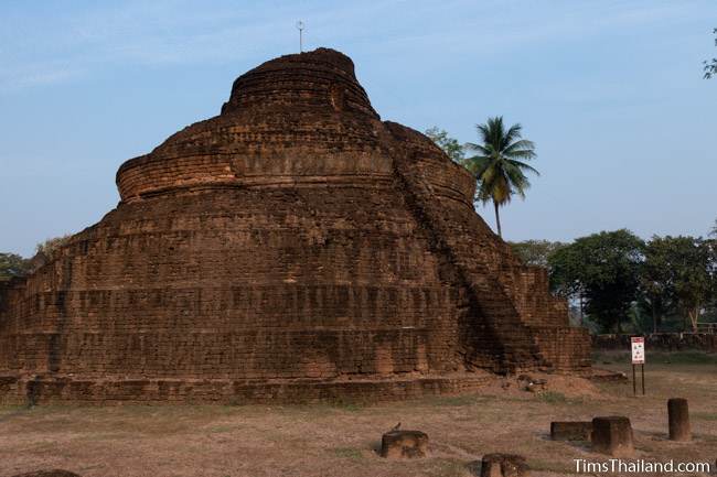 stupa at back of temple