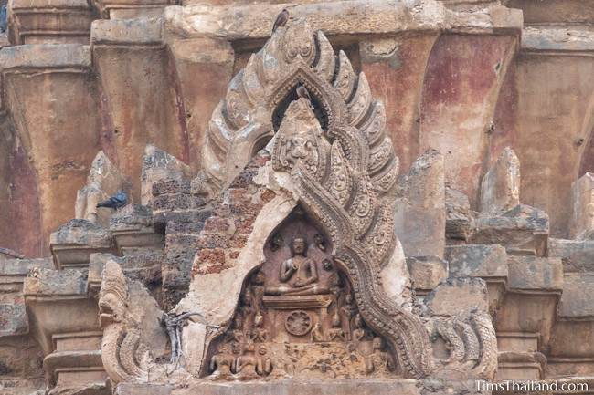 Buddha on west pediment