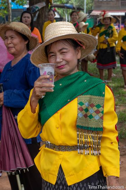 woman in Thai traditional dress