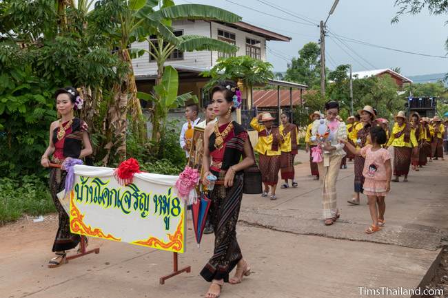 people marching in the parade