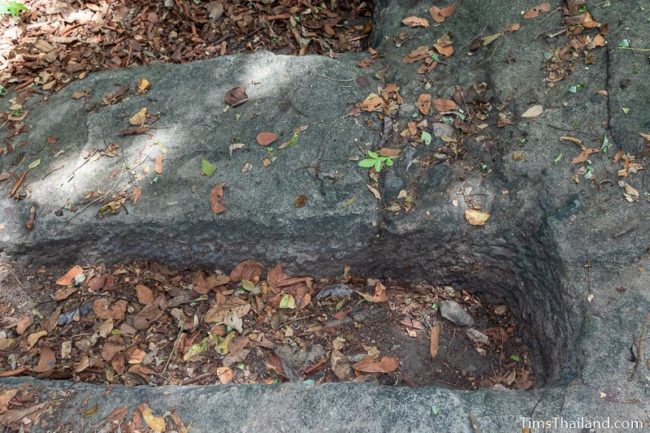 sandstone blocks in quarry