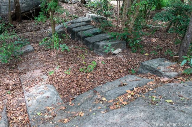 sandstone blocks in quarry