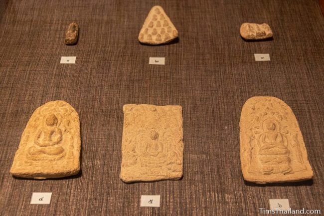 six small votive tablets