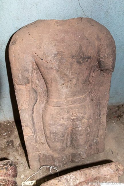 broken male Khmer figure