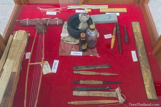 tools for making palm leaf manuscripts