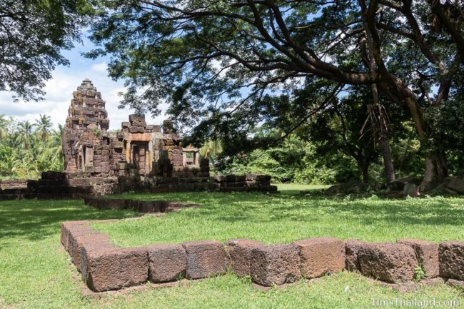 platform in front of temple