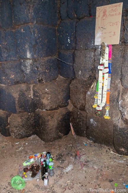 offerings in main sanctuary