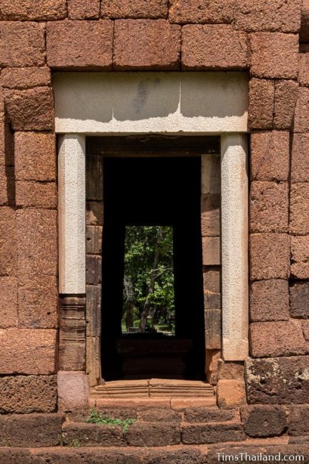 west doorway