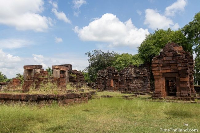 view of the temple buildings