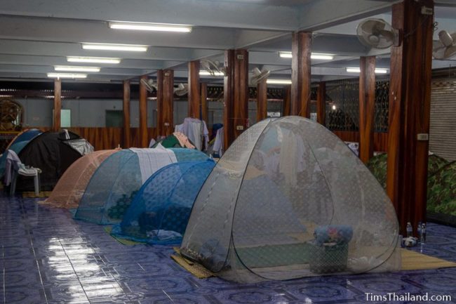 tents inside a sala