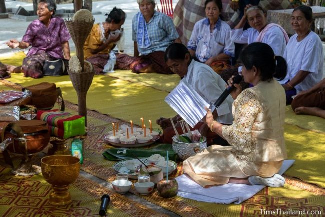 ceremony for men who will become monks