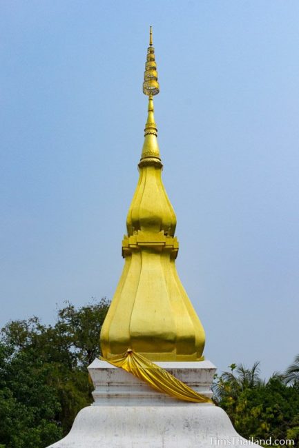 top of Phra That Kham Kaen stupa