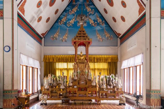 Buddha shrine inside the ubosot