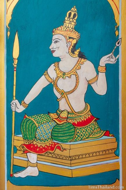 painting of the god Agni