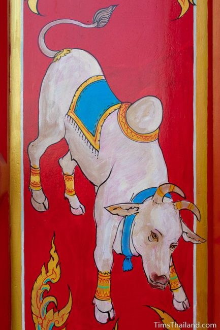 painting of a cow