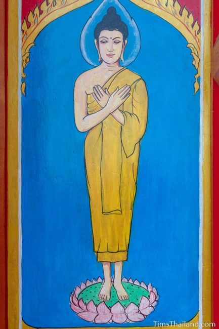 painting of the Friday Buddha