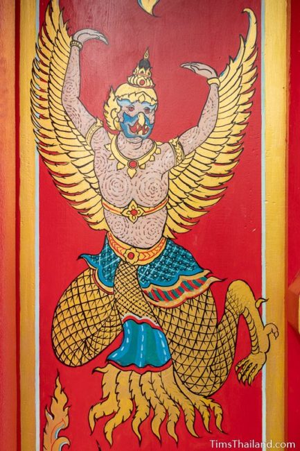 painting of a garuda